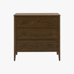 Alma 3 Drawer Chest of Drawers in Walnut