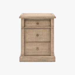 Heirloom 3 Drawer Bedside Table