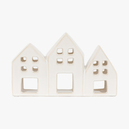 Winter Frost House Trio Tealight Holder