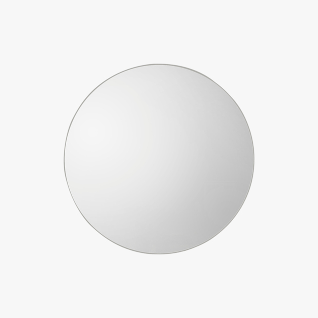 Jameson Round Wall Mirror in Silver