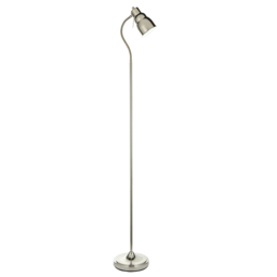 Kama Floor Task Light in Bright Nickel