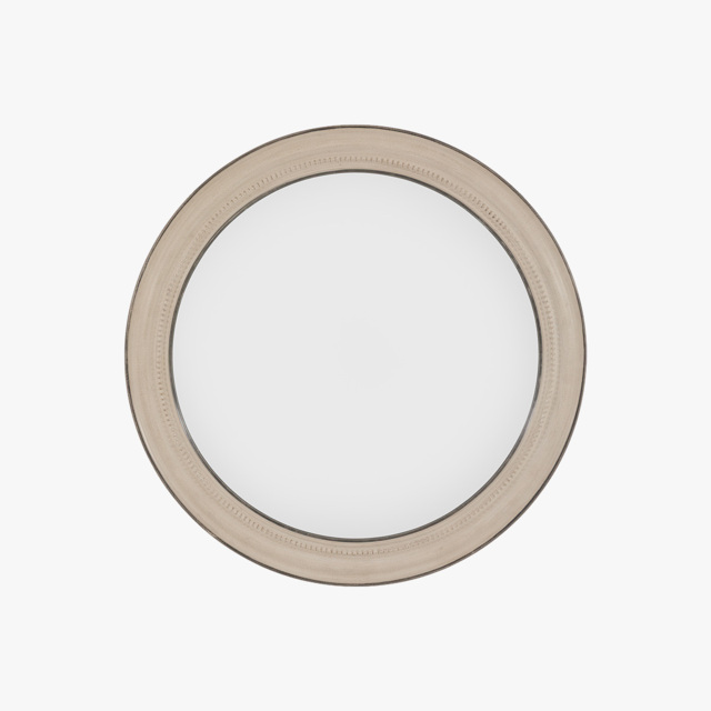 Odessa Round Mirror in Grey