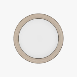 Odessa Round Mirror in Grey