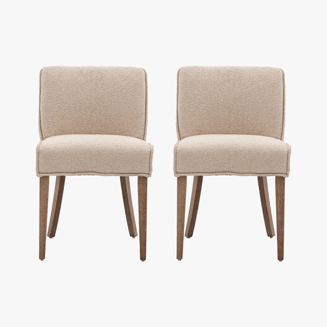 Ewan Dining Chair in Taupe - Set of 2