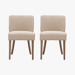 Ewan Dining Chair in Taupe - Set of 2