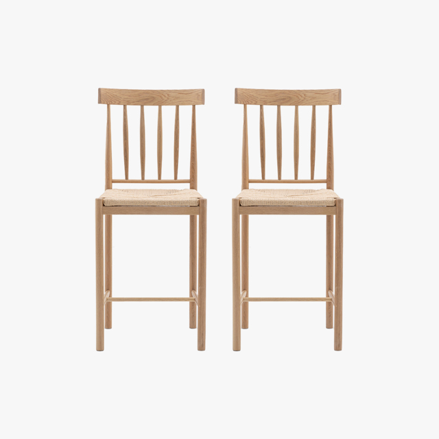 Harvest Bar Stool in Natural - Set of 2