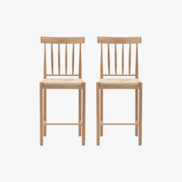 Harvest Bar Stool in Natural - Set of 2