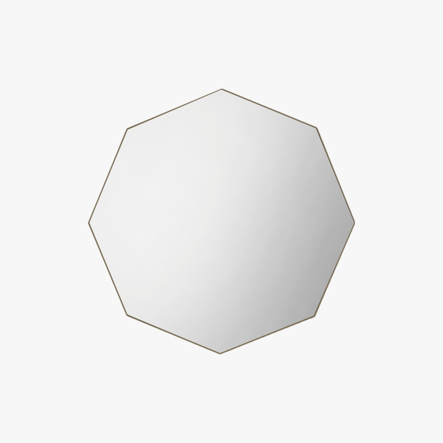 Jameson Geo Wall Mirror in Pale Gold