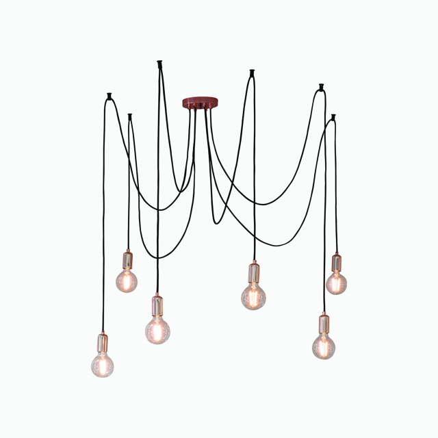 Deo 6 Light Mulit-Pendant in Copper