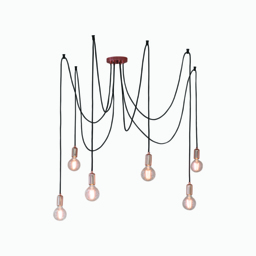 Deo 6 Light Mulit-Pendant in Copper