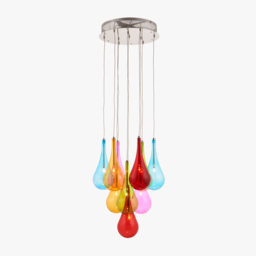 Aviva Multicolored Drop Pendant