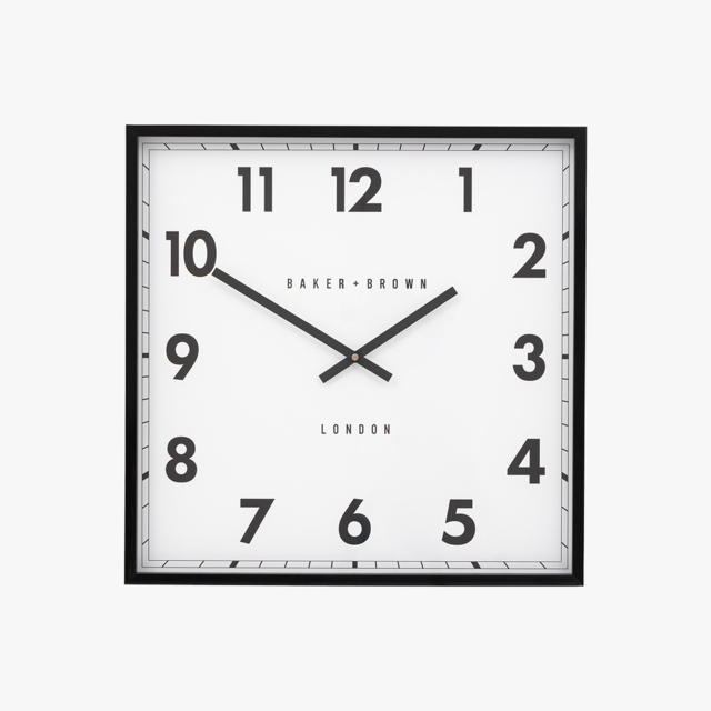 Bennet Wall Clock in Black