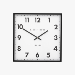 Bennet Wall Clock in Black