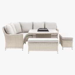 Rejuvenate Dining Set with Fire Pit