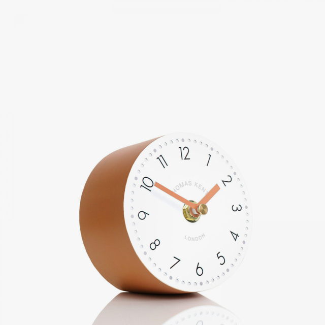 Lennox Mantel Clock in Sienna