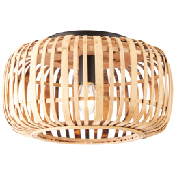 Meike Natural Bamboo Flush Light in Matt Black