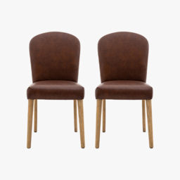 Archer Leather Dining Chair, Set of 2