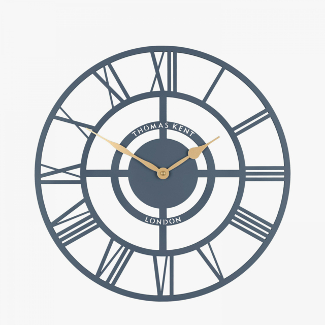 Cyrus Wall Clock in Blue