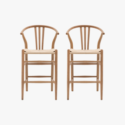 Maeve Bar Stool in Natural - Set of 2