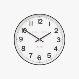 Hugo Wall Clock in Black