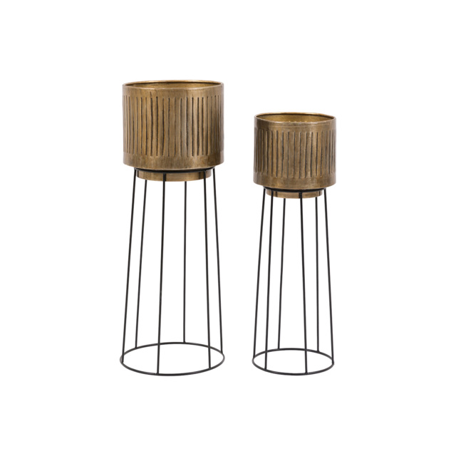 Luther Planters in Gold, Set of 2