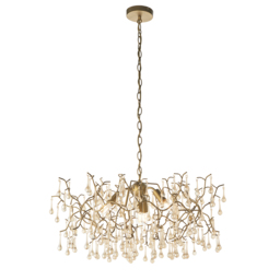 Ena Hanging Chandelier in Gold