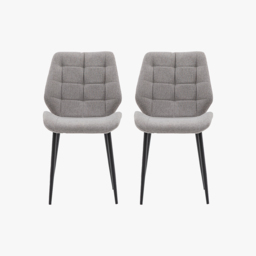 Hallen Dining Chair in Light Grey - Set of 2