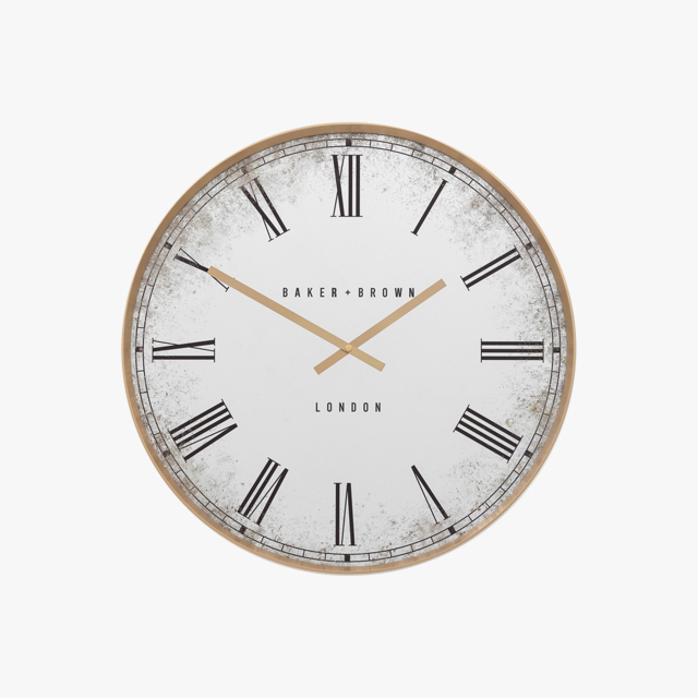 Clara Wall Clock in Gold