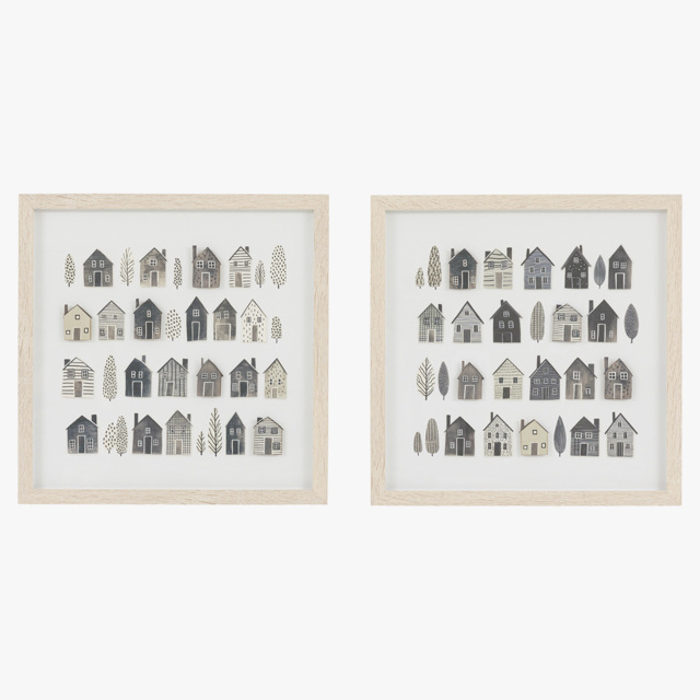 Neighborhood Wall Art, Set of 2