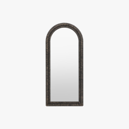 Groove  Leaner Mirror in Black Wash