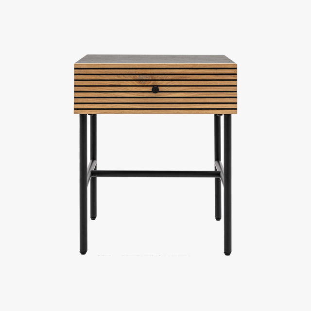 Furrow Bedside Table