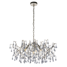Ena Hanging Chandelier in Silver