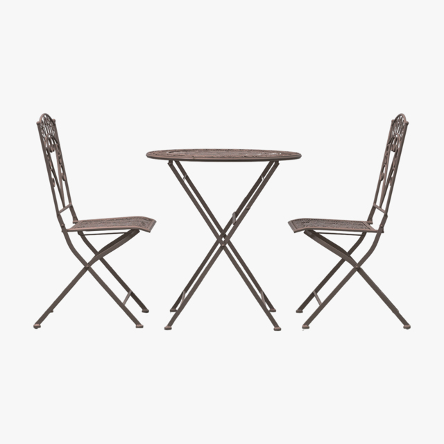 Bellini Outdoor Bistro Set in Noir