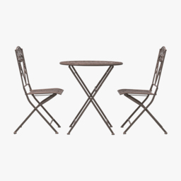 Bellini Outdoor Bistro Set in Noir