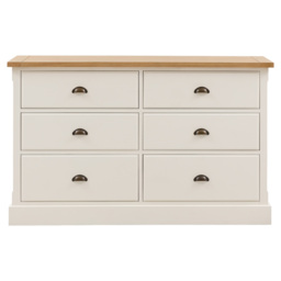Harvest 6 Drawer Chest in White