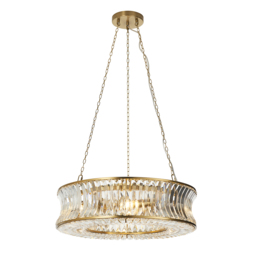 Barnwell Pendant in Warm Brass
