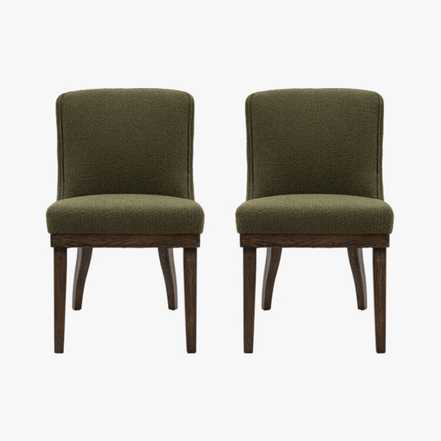 Arcadia Dining Chair in Green, Set of 2
