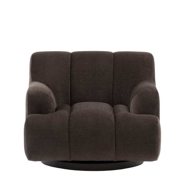 Mallow Swivel Armchair in Grey