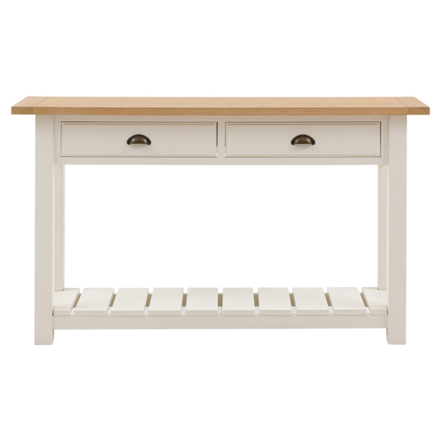Harvest Console Table in White