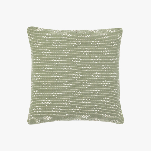 Ivy Woven Cushion in Sage