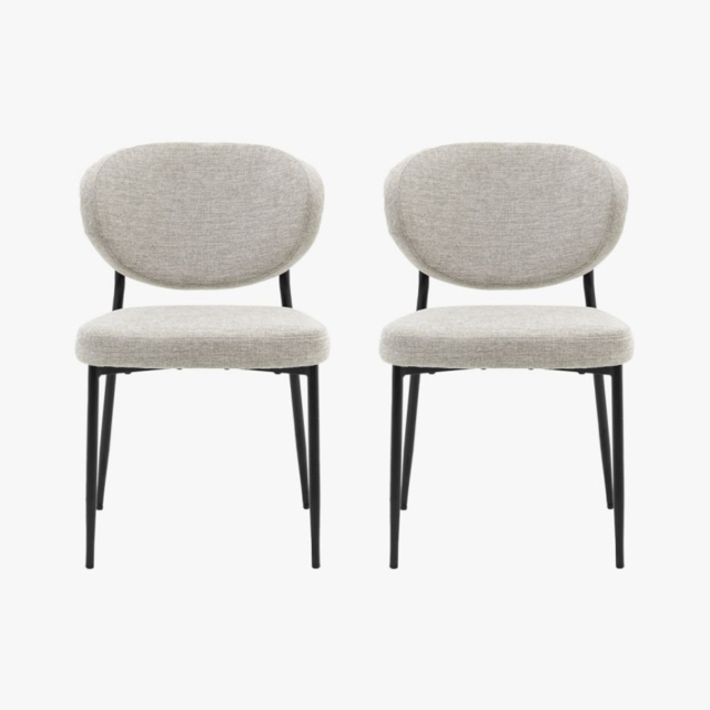 Kalmar Dining Chair in Natural, Set of 2