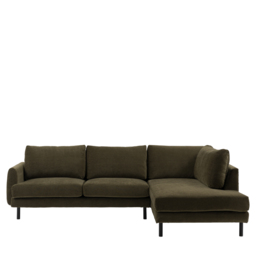 Dwell Right Hand Chaise in Olive