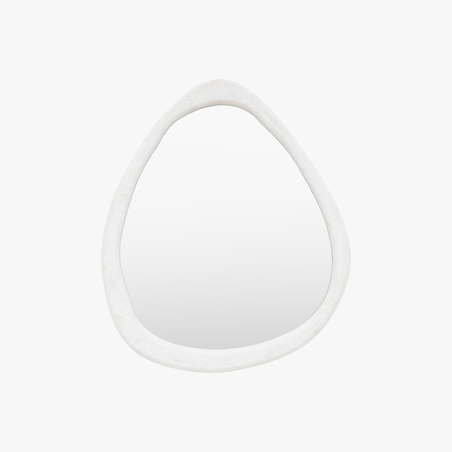 Blanco Pebble Mirror 1