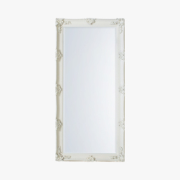 Clarissa Standing Mirror in Cream