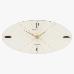 Tempo Mantel Clock in Dark Walnut, Large