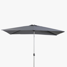 Poppins Square Parasol Grey