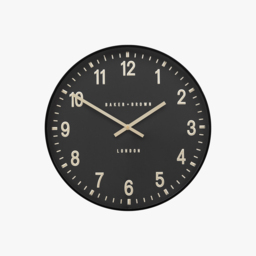 Dorian Wall Clock in Black