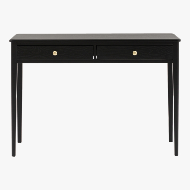 Ardena 2 Drawer Console Table in Black