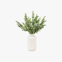 Faux Eucalyptus Plant in Vase