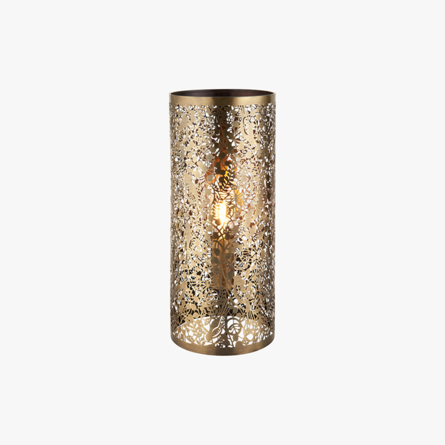Cicero Table lamp in Antique Brass